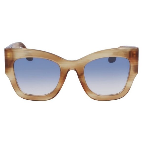 New VICTORIA BECKHAM Brown Cat Eye VB652S 773 Sunglasses Women - Picture 2 of 4